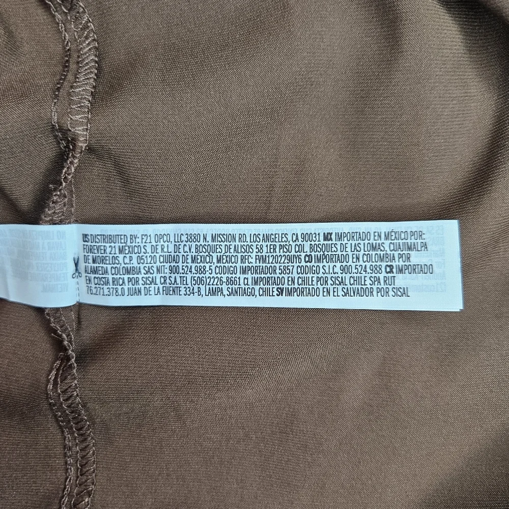 Silky Brown Robe - Picture 9 of 10